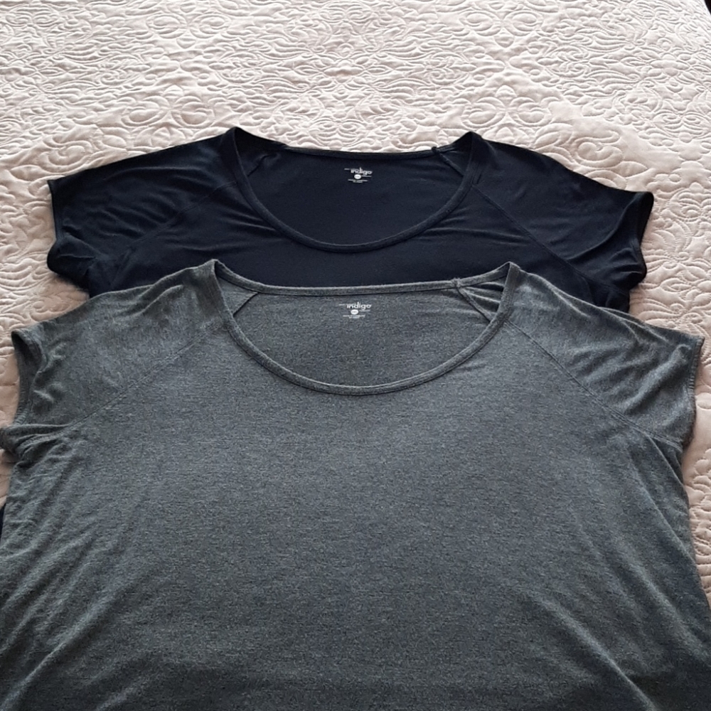 COPY - Indigo Short-Sleeve Rayon/Spandex Tees Bundle XXL
